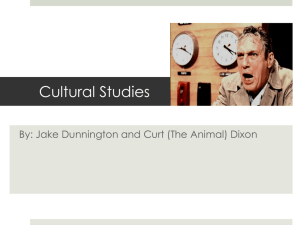 Cultural Studies - JakeandCurtGetCultural