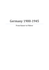 Germany 1900-1945 complete