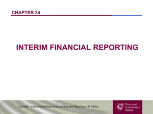 chapter 34 interim financial reporting