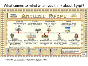 Mesopotamia vs. Egypt