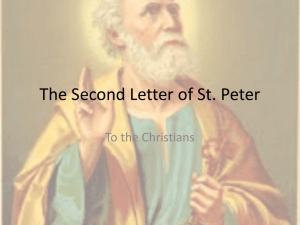2 Peter Chapters 2 and 3 - St-jerome