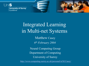 Integrated Learning in Multi-net Systems