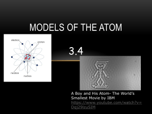 13 Models of the Atom