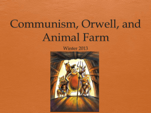 Communism, Orwell, and Animal Farm