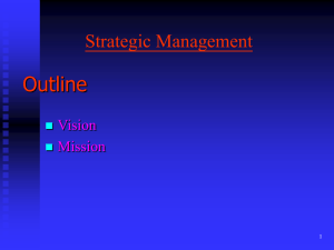 Strategic Management Concepts & Cases Eighth