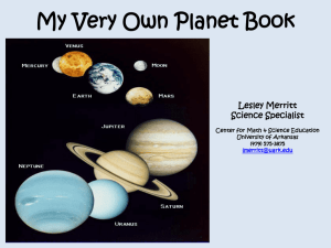 Planet Book Presentation