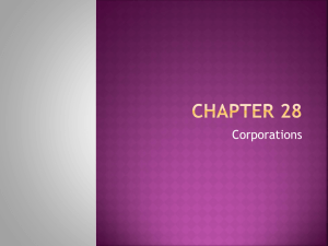 Forms of Business Ch 28 PPT