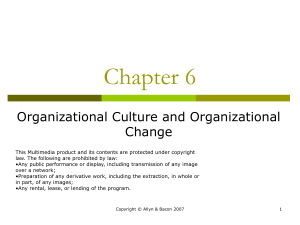 Chapter 6 Organizational Culture Climate. ppt