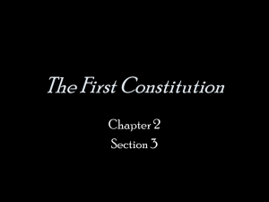 The First Constitution2.3