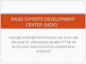 Saudi Exports development Center (SEDC)