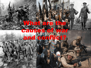 Causes of WW1 and Assignment - Claire Zerna's Teaching Portfolio