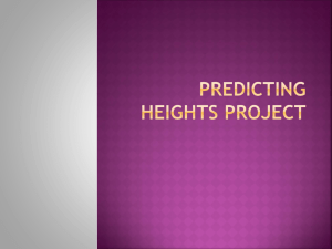 Height Project Example