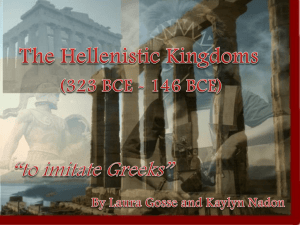 The Hellenistic Kingdoms