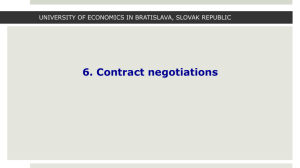 international negotiation * ucl, january 2014