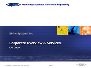 EPAM Official PPT Presentation Template
