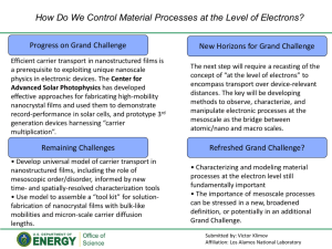 How Do We Control Material Processes at the Level of Electrons? (V