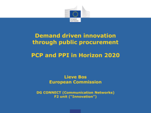PCP and PPI in Horizon2020_Lieve Bos