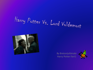 Harry Potter Vs. Lord Voldemort