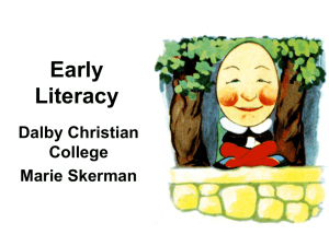 Assisting Early Literacy