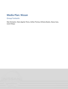 Nissan Media Plan