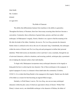 Lion king archetypes essay