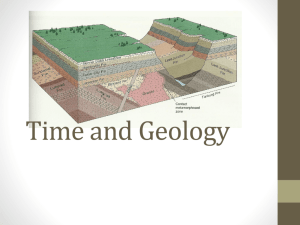 5.2 Time and Geology