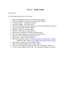 Test A - Study Guide