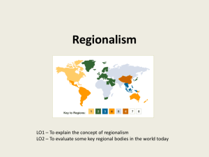 Regionalism - Sackville Moodle