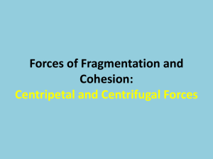 Forces of Fragmentation and Cohesion: Centripetal and Centrifugal