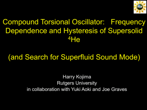 Search for Fourth Sound and Double Resonance Torsional