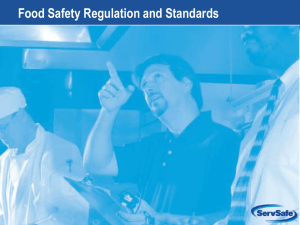Food Safety Regulations And Standards