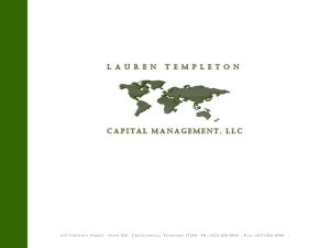 Lauren Templeton Capital Management 10.16.13