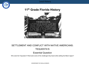Settlement and Conflict with Native Americans Lesson Plan