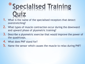 Specialised Training Quiz