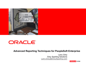 PeopleSoft Solutions Overview