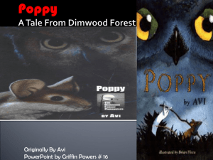 Poppy A Tale From Dimwood Forest