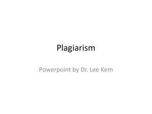 Plagiarism - Murray State University