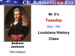 Ch. 8 - Song - Louisiana History