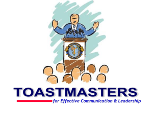 Template 2 - District 51 Toastmasters