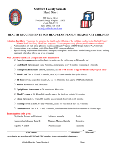 Health Requirements & TB Risk Assessment Forms