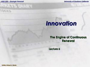 Innovation - University of Southern California