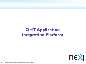 OHT Application Integration Platform