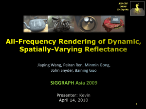 All-Frequency Rendering of Dynamic, Spatially