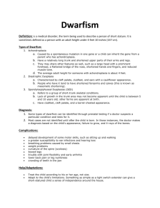 Dwarfism - About Manchester