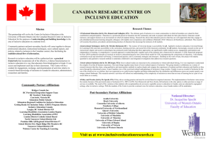 Canadian Research Centre for Inclusive Education
