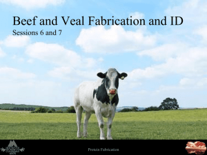 Beef and Veal