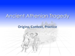 Athenian Tragedy: Origins, Context, Practice (Csapo reading)