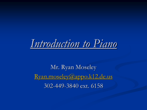 Introduction to Piano