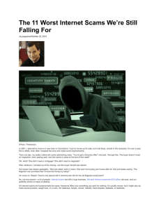 The 11 Worst Internet Scams