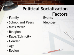 Political Socialization Factors